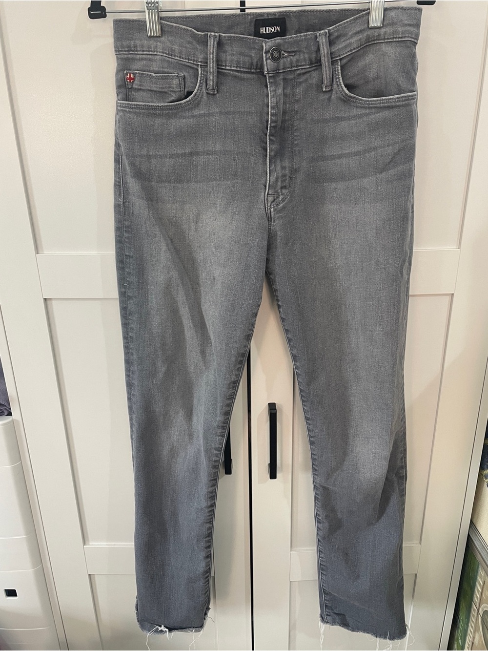 Hudson Jeans Women’s Gray Straight Leg Denim Sz 30
